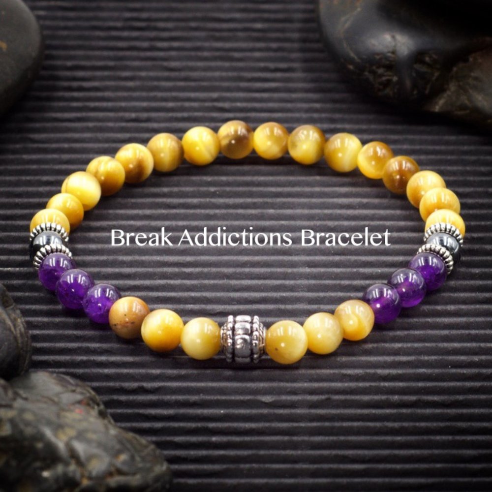 Break Addictions Intention Bracelet | Beaded Bracelet | Handmade to Order